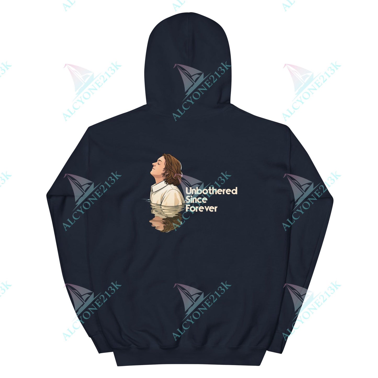 Alcyone213k Lewis Capaldi Unisex Hoodie - Unbothered Since Forever - Funny Quotes