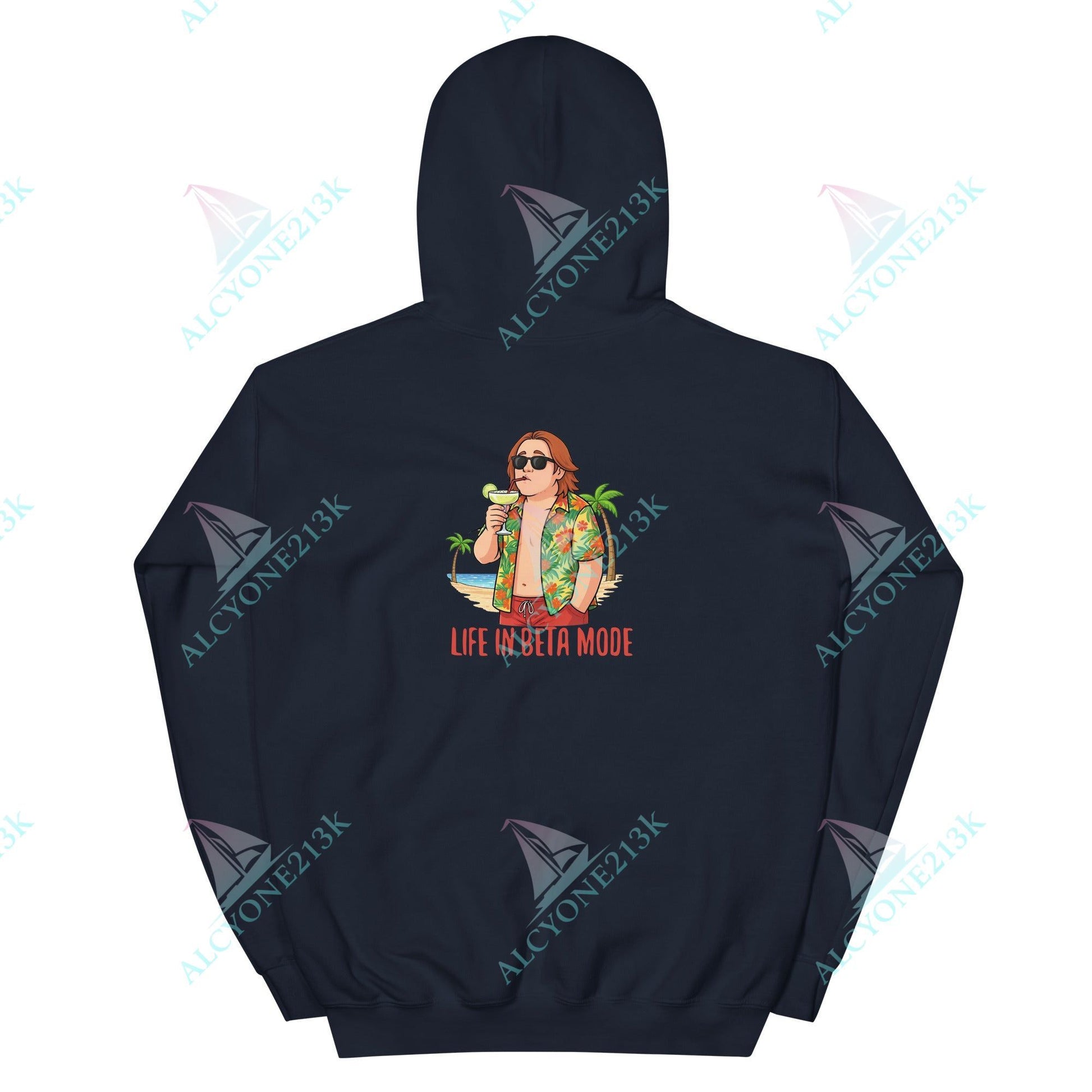 Alcyone213k Lewis Capaldi Unisex Hoodie - Life In Beta Mode - Funny Quotes