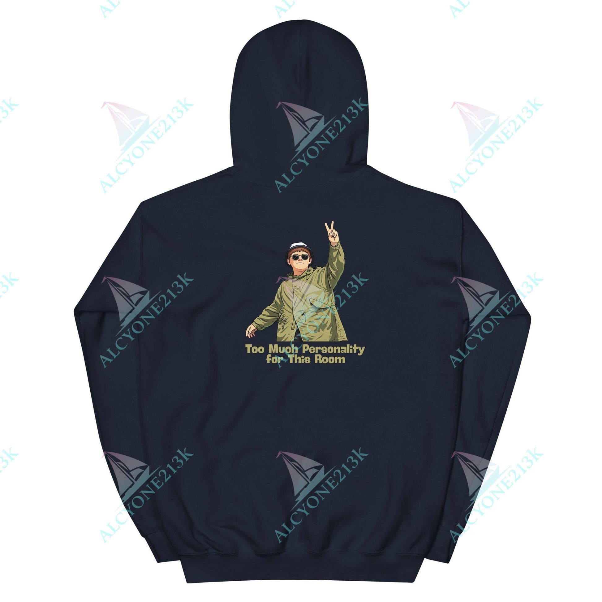 Alcyone213k Lewis Capaldi Unisex Hoodie - Too Much Personality - Funny Quotes
