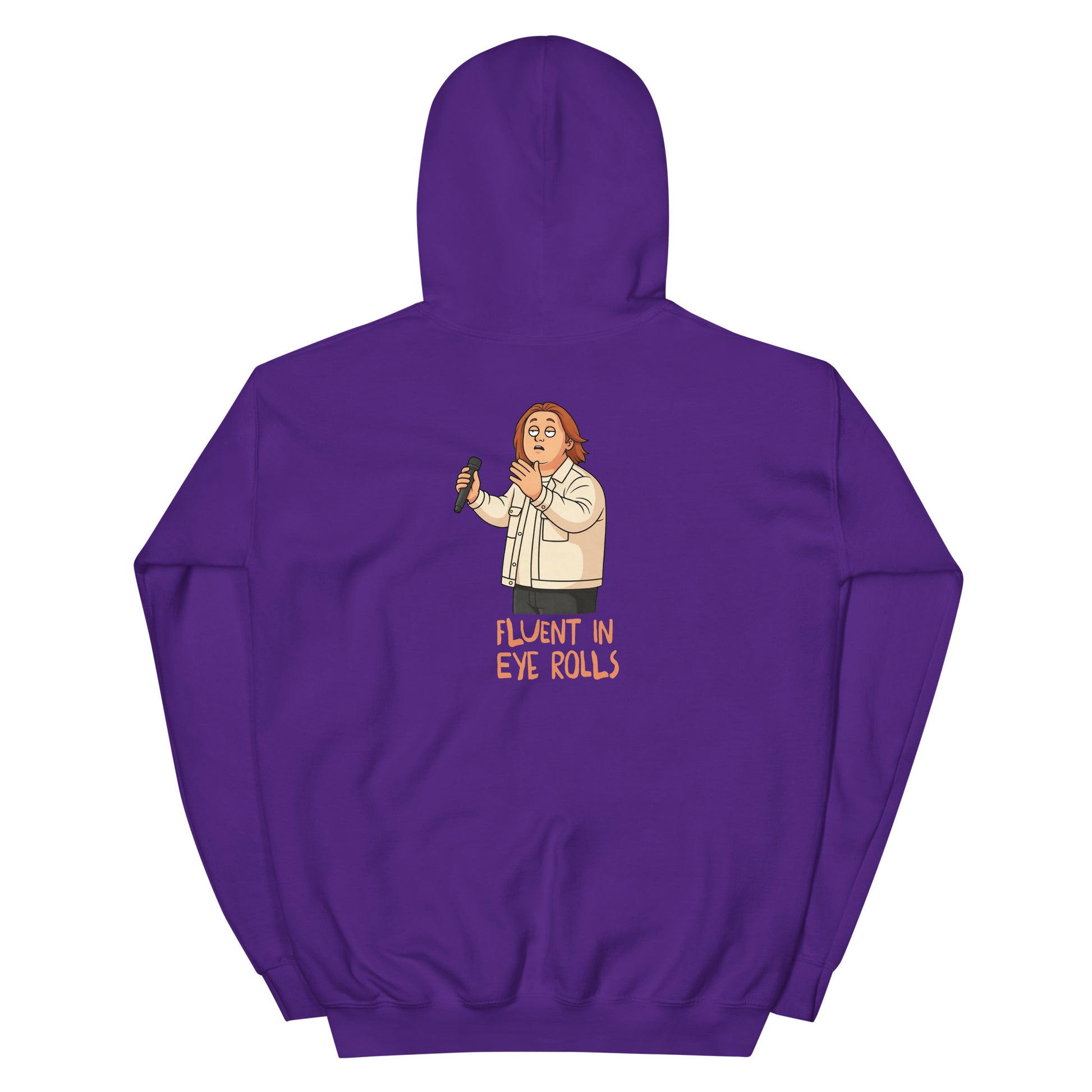 Alcyone213k Lewis Capaldi Unisex Hoodie - Fluent In Eye Rolls - Funny Quotes