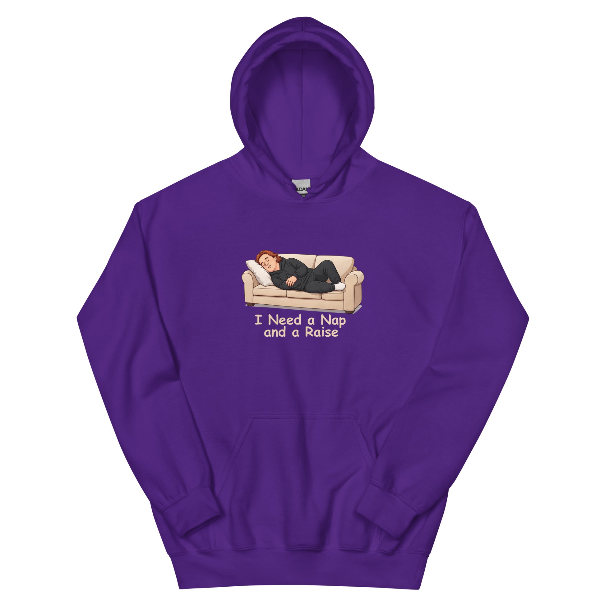 Alcyone213k Lewis Capaldi Unisex Hoodie - I Need A Nap - Funny Quotes Purple