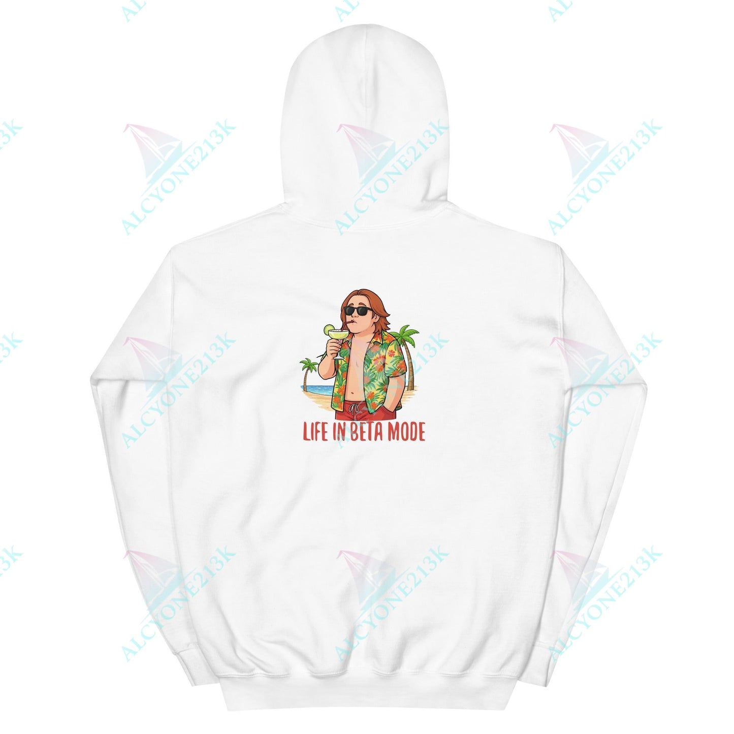 Alcyone213k Lewis Capaldi Unisex Hoodie - Life In Beta Mode - Funny Quotes