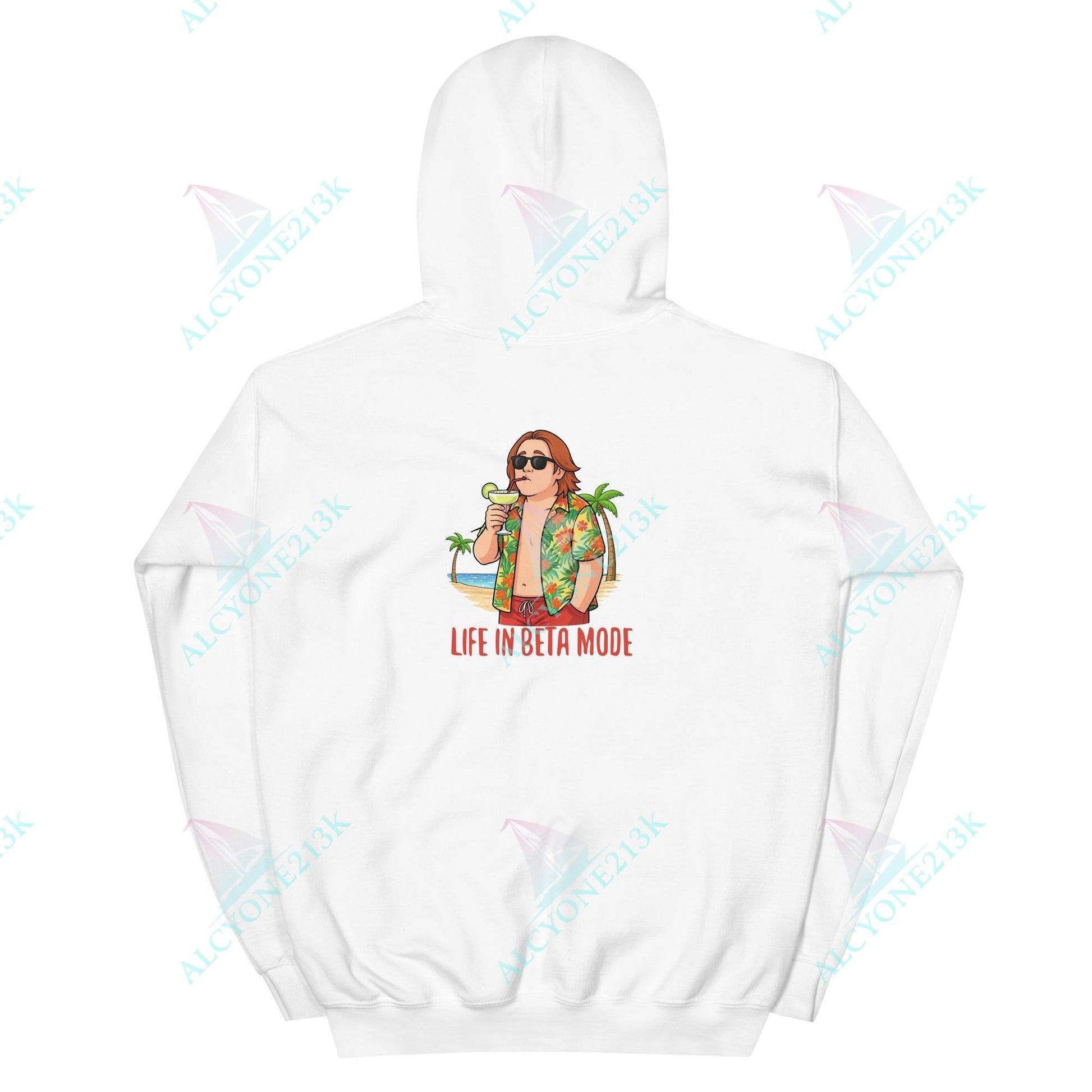 Alcyone213k Lewis Capaldi Unisex Hoodie - Life In Beta Mode - Funny Quotes