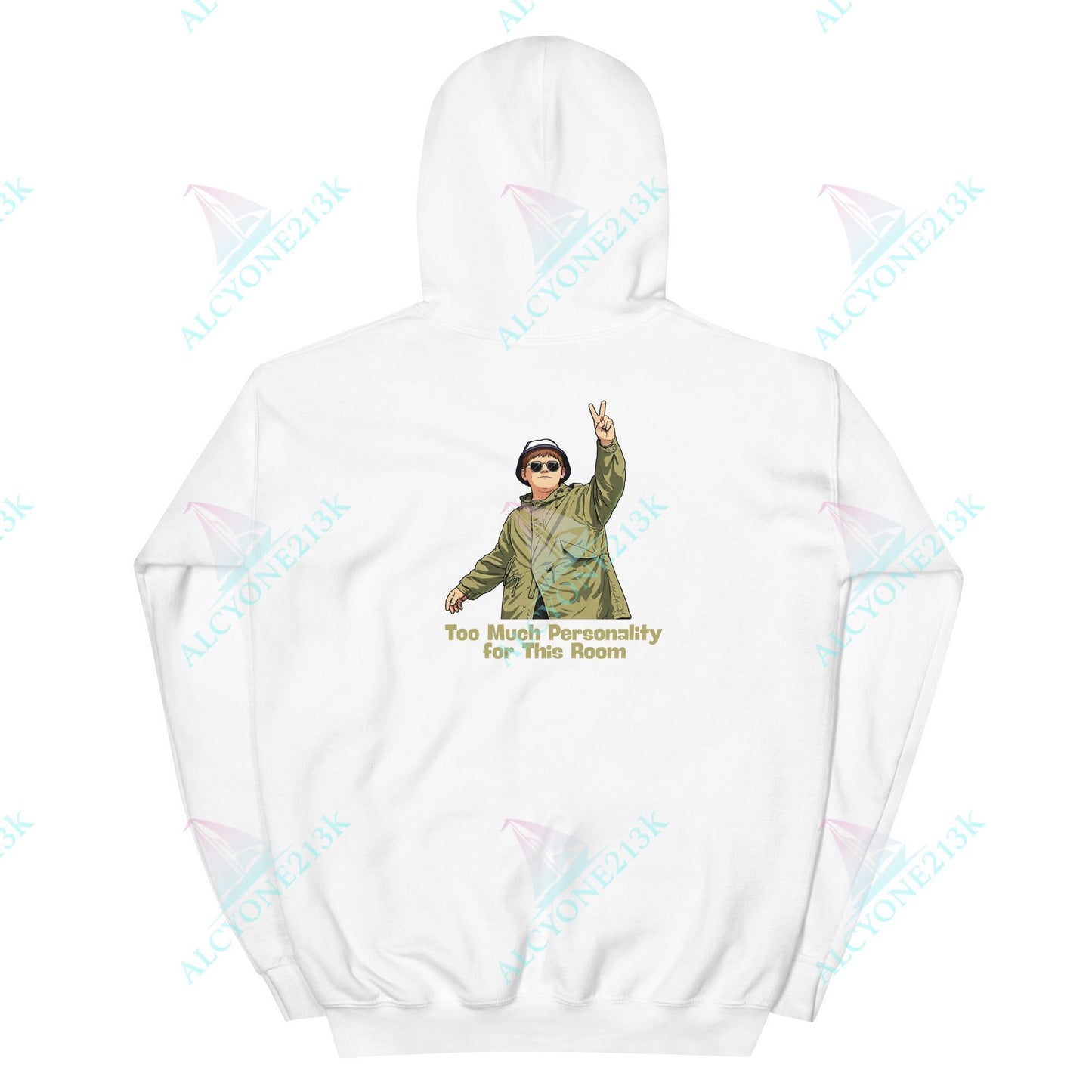 Alcyone213k Lewis Capaldi Unisex Hoodie - Too Much Personality - Funny Quotes