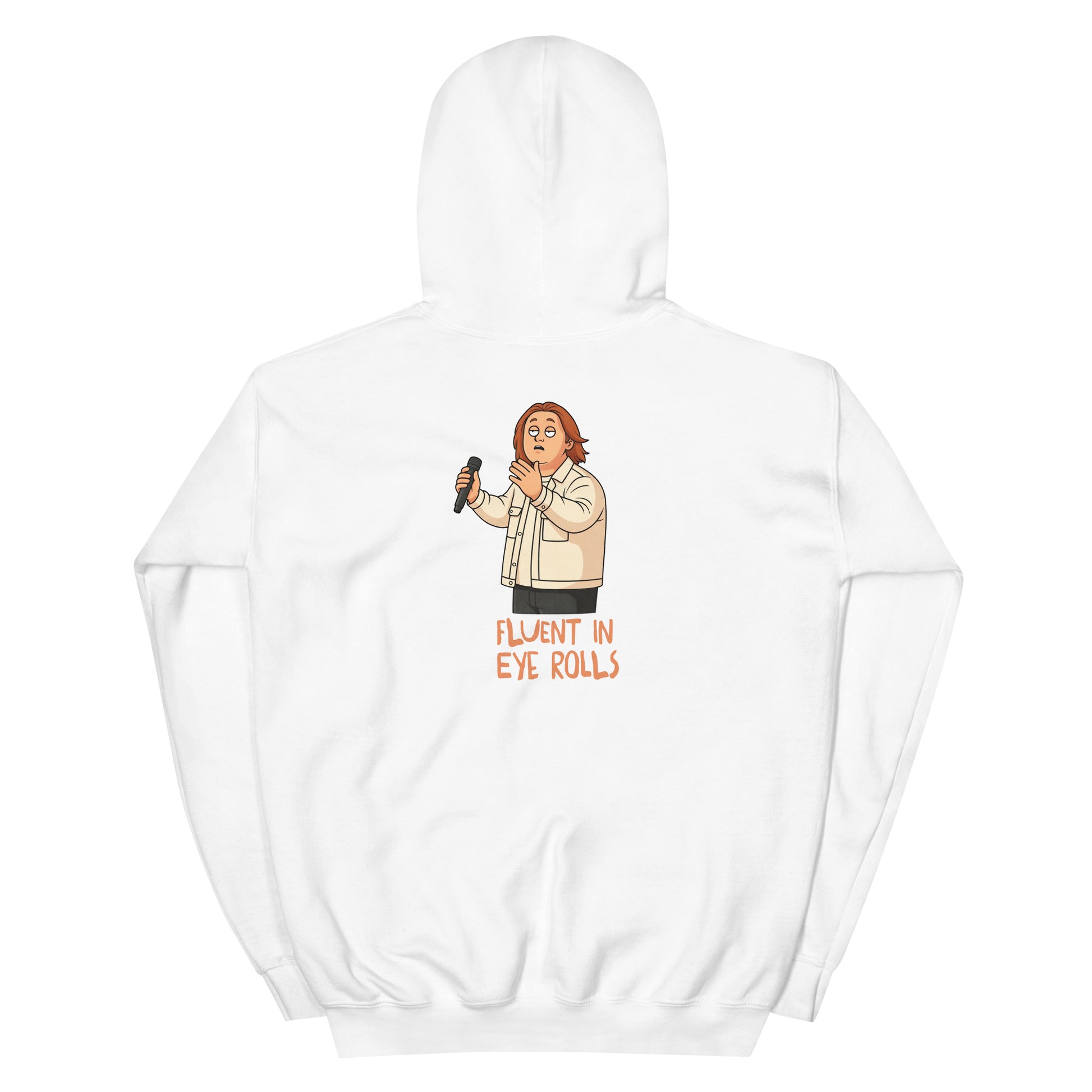 Alcyone213k Lewis Capaldi Unisex Hoodie - Fluent In Eye Rolls - Funny Quotes