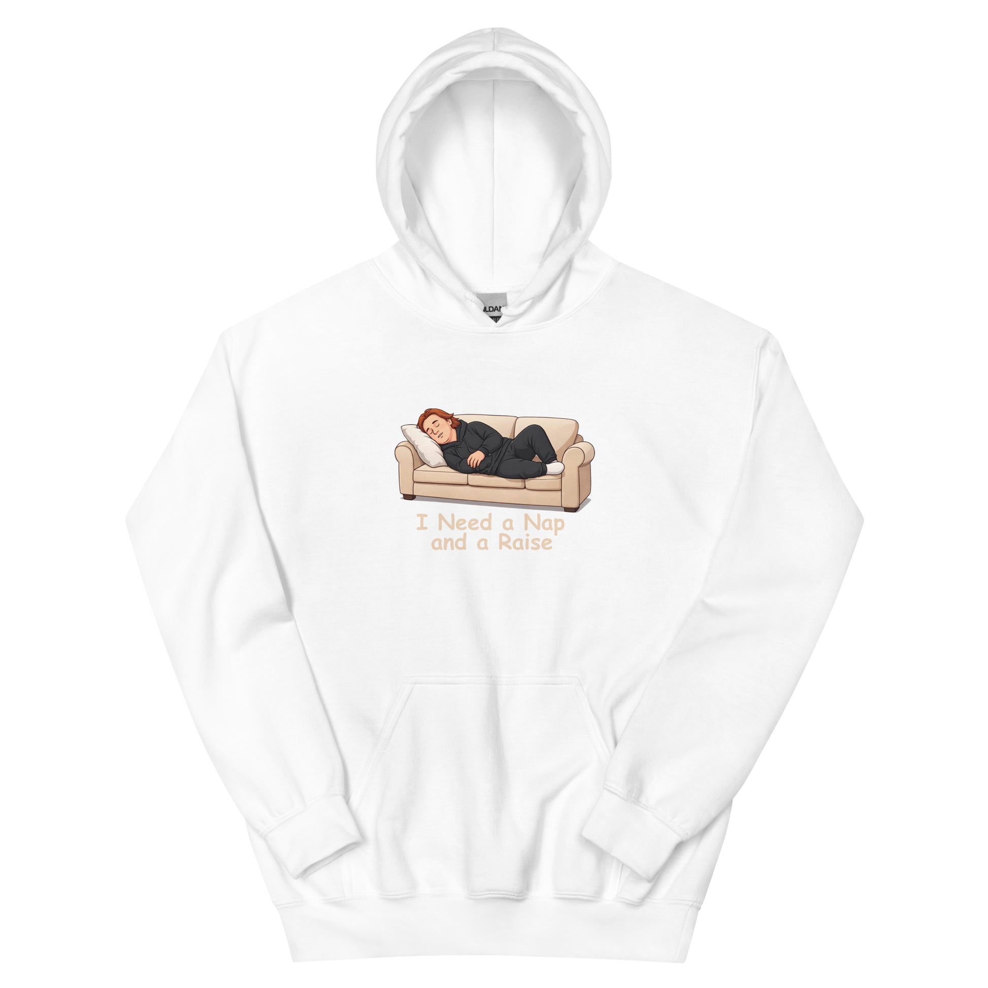 Alcyone213k Lewis Capaldi Unisex Hoodie - I Need A Nap - Funny Quotes White