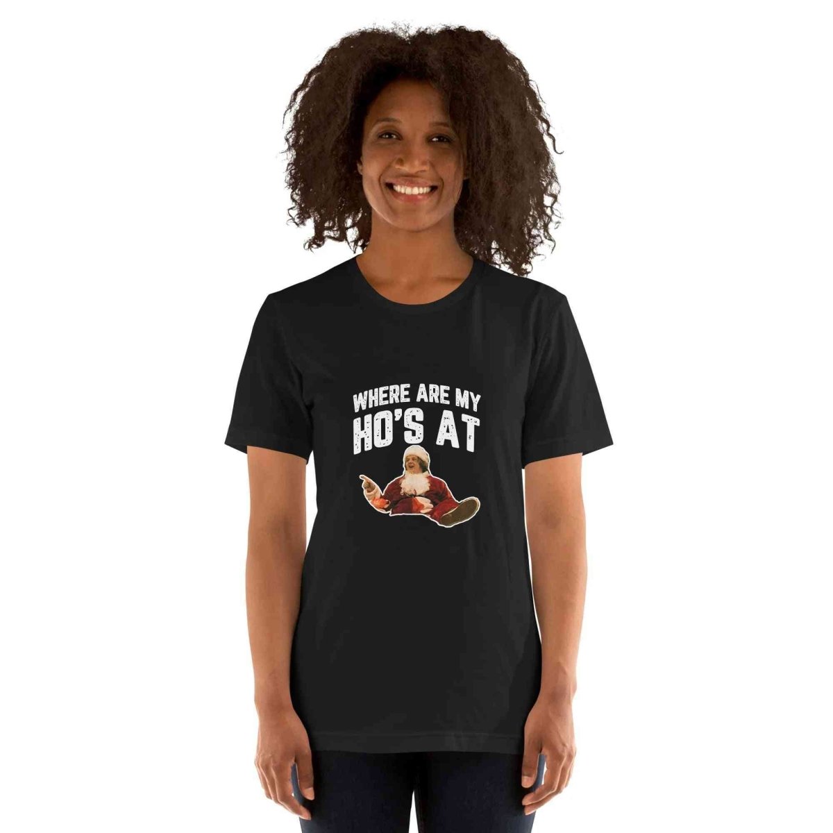 Lewis Capaldi Christmas T-Shirt | Unisex "Where Are My Ho's At" Cotton Tee Alcyone213k