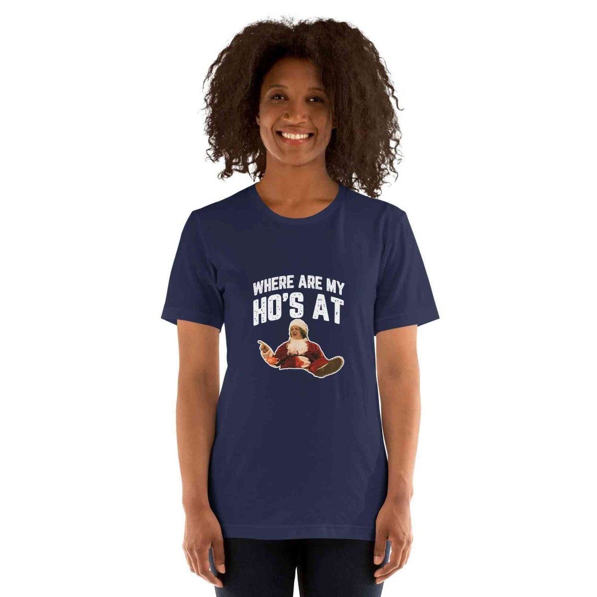 Lewis Capaldi Christmas T-Shirt | Unisex "Where Are My Ho's At" Cotton Tee Alcyone213k