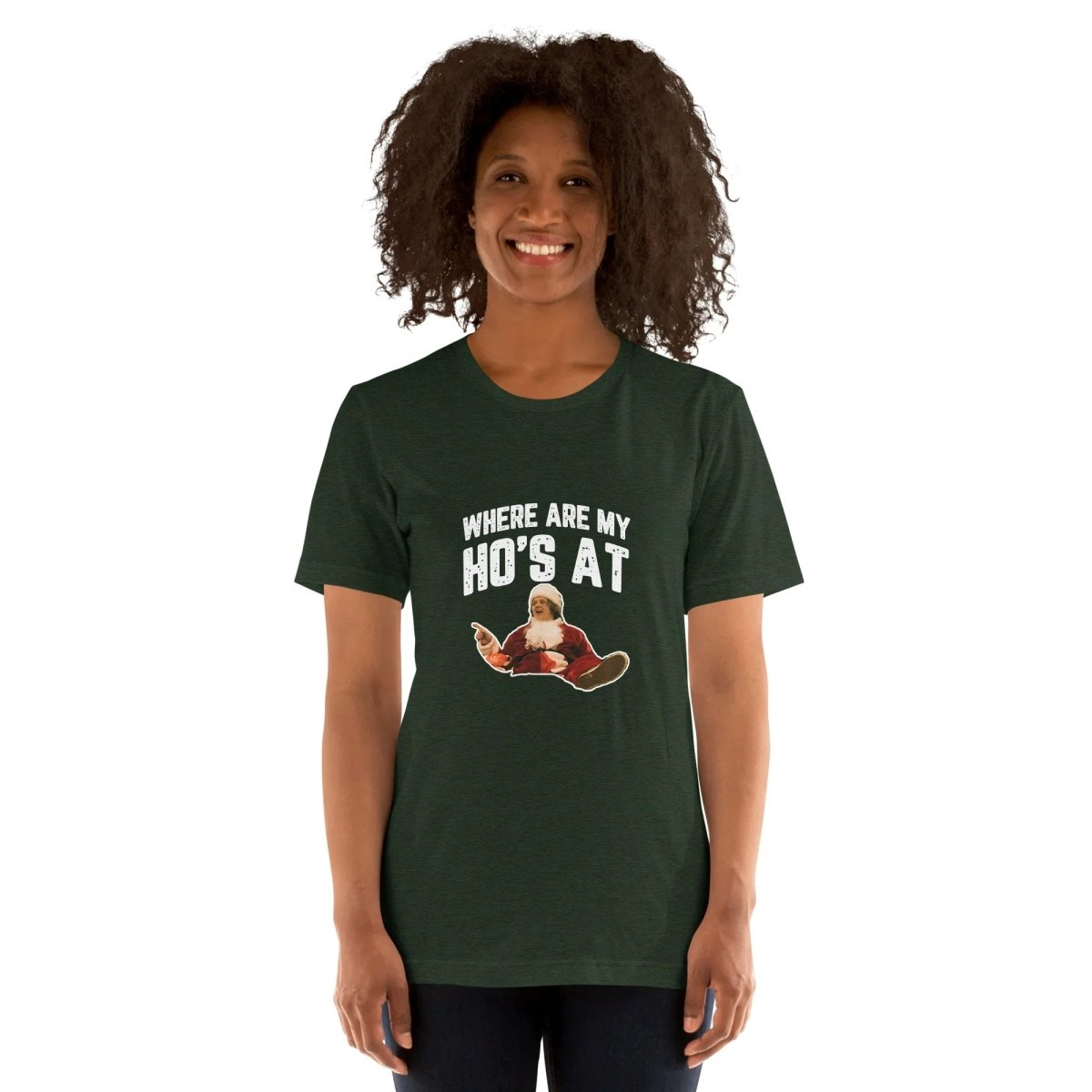 Lewis Capaldi Christmas T-Shirt | Unisex "Where Are My Ho's At" Cotton Tee Alcyone213k