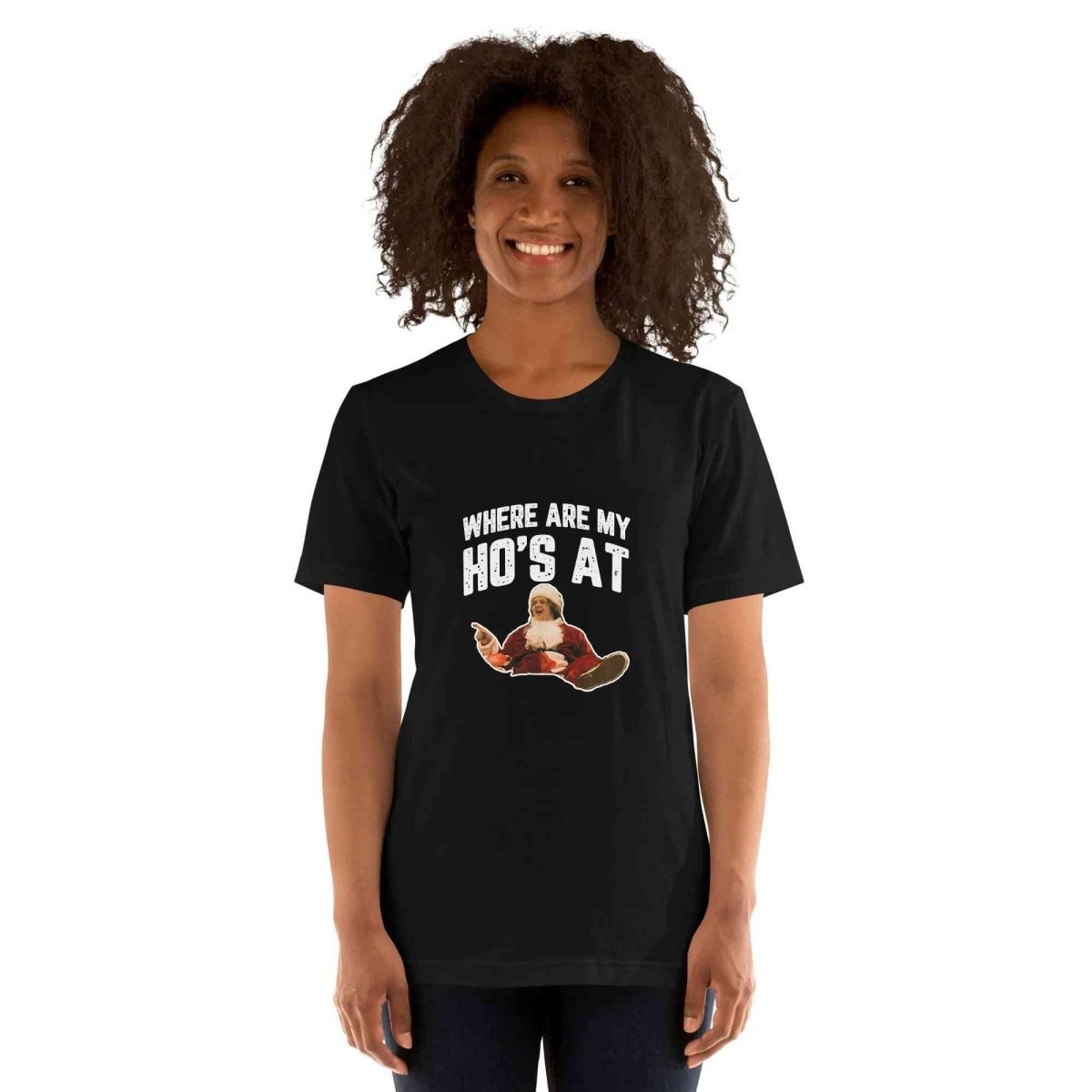 Lewis Capaldi Christmas T-Shirt | Unisex "Where Are My Ho's At" Cotton Tee Alcyone213k