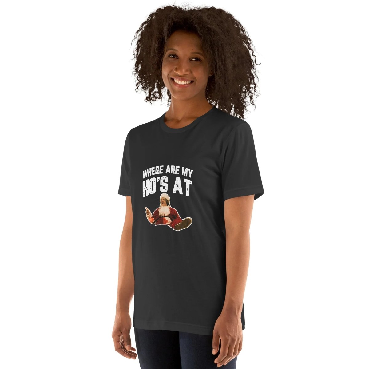 Lewis Capaldi Christmas T-Shirt | Unisex "Where Are My Ho's At" Cotton Tee Alcyone213k