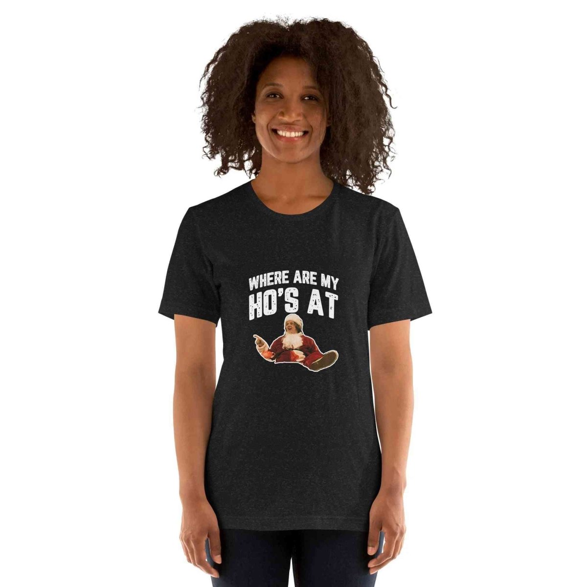 Lewis Capaldi Christmas T-Shirt | Unisex "Where Are My Ho's At" Cotton Tee Alcyone213k