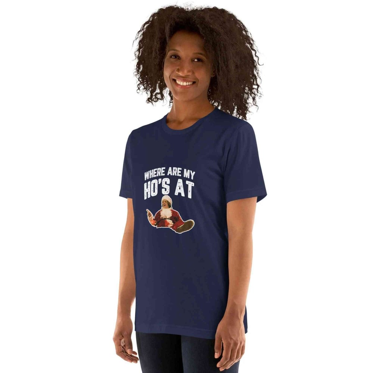 Lewis Capaldi Christmas T-Shirt | Unisex "Where Are My Ho's At" Cotton Tee Alcyone213k