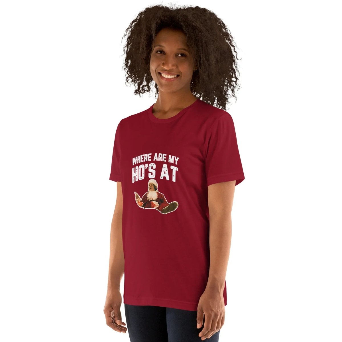 Lewis Capaldi Christmas T-Shirt | Unisex "Where Are My Ho's At" Cotton Tee Alcyone213k