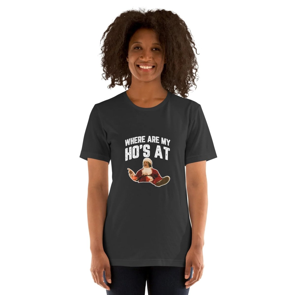 Lewis Capaldi Christmas T-Shirt | Unisex "Where Are My Ho's At" Cotton Tee Alcyone213k