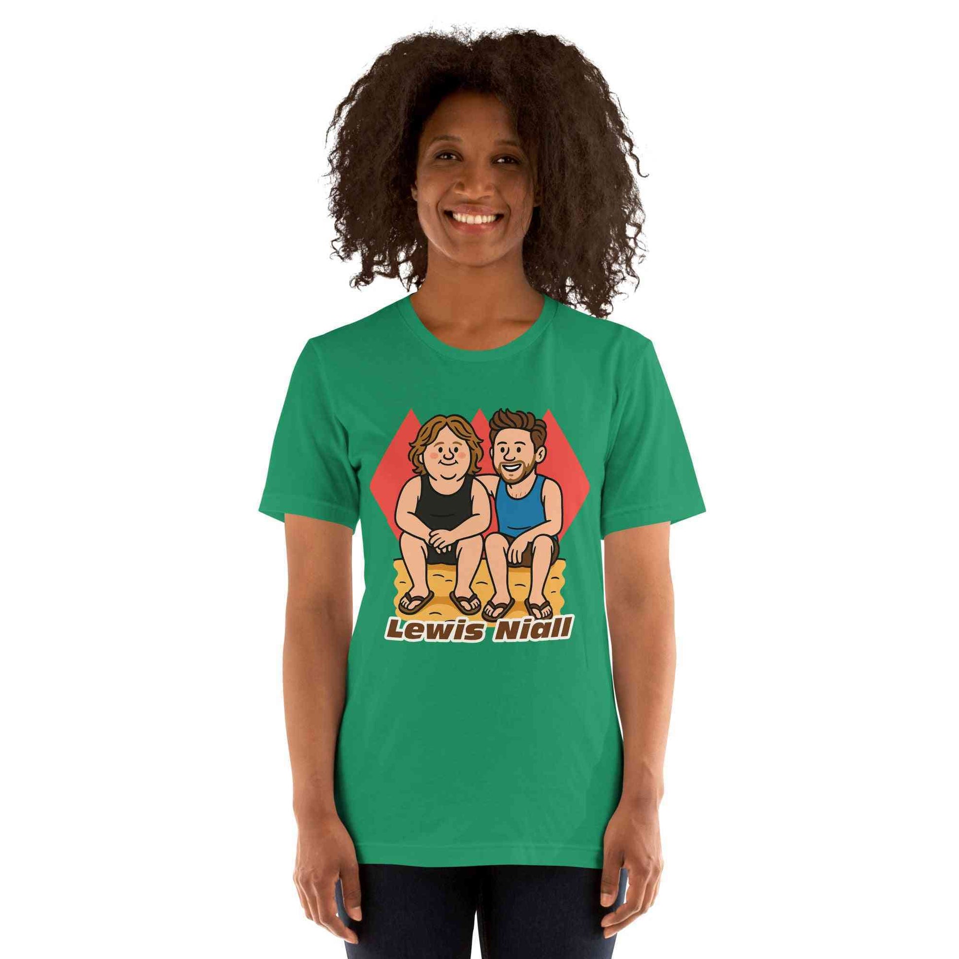 Lewis Capaldi Niall Horan Christmas T-Shirt | Unisex Cotton Festive Tee Alcyone213k