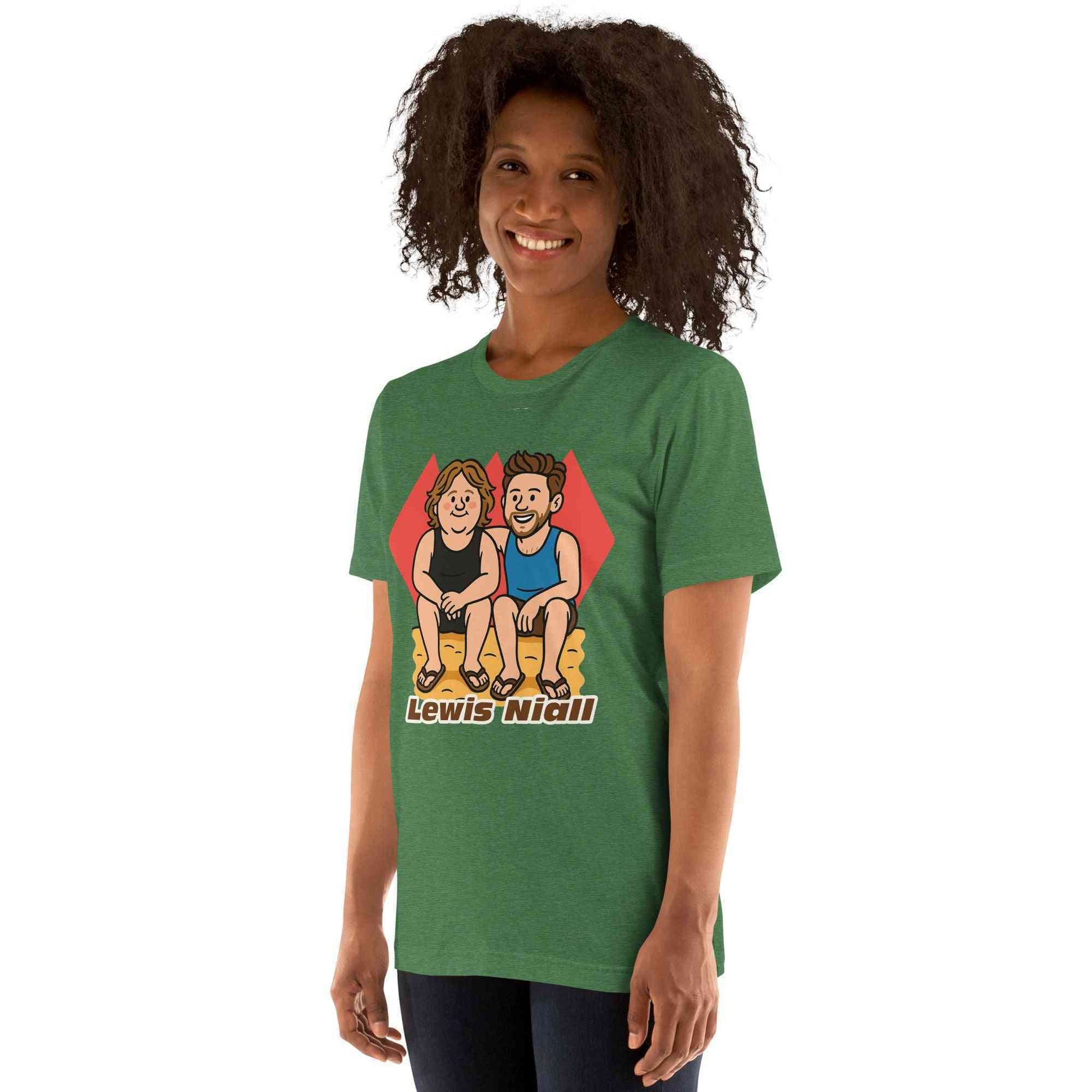 Lewis Capaldi Niall Horan Christmas T-Shirt | Unisex Cotton Festive Tee Alcyone213k