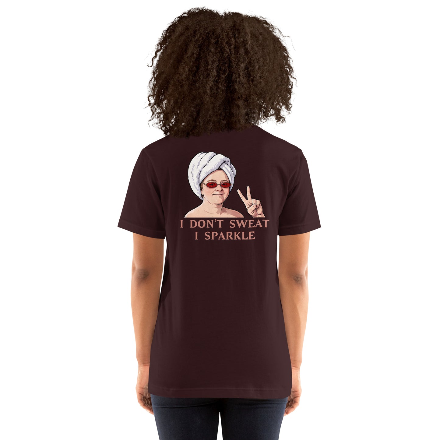 Alcyone213k Lewis Capaldi Unisex T-Shirt - I Don't Sweat I Sparkle - Funny Quotes