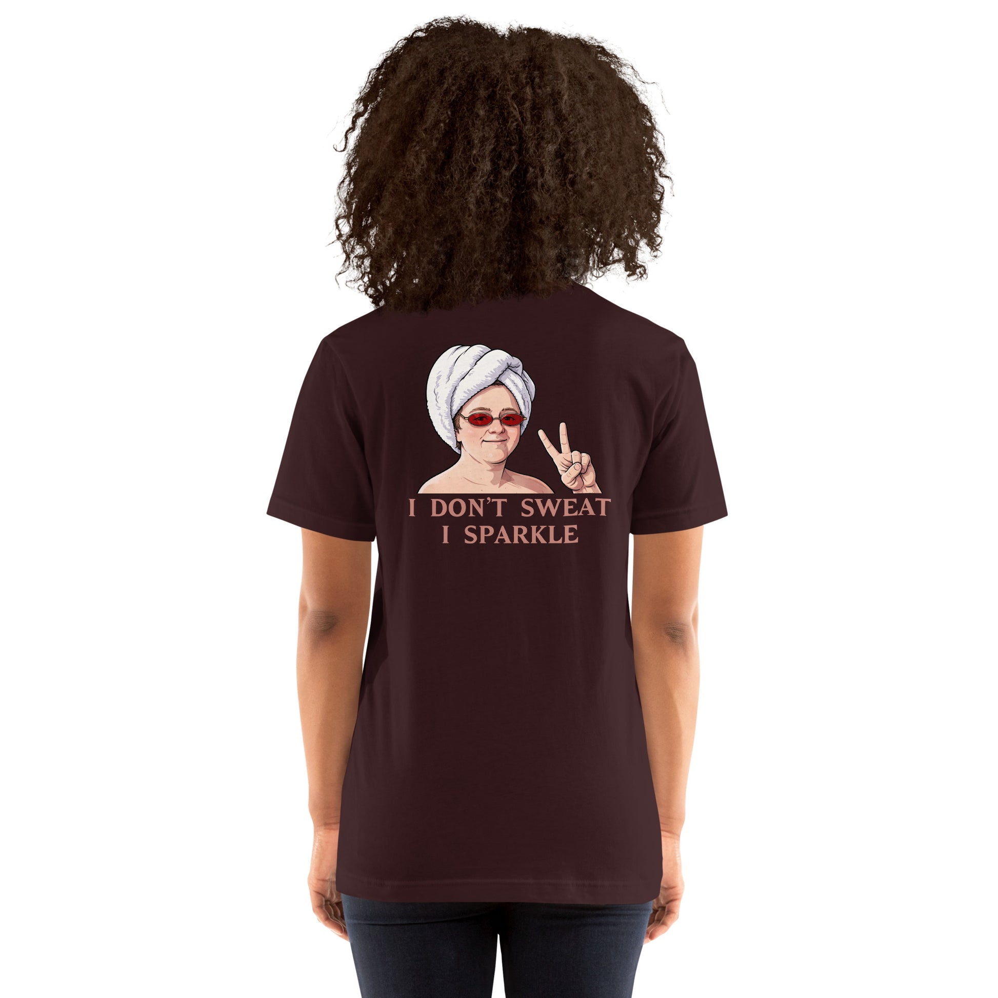 Alcyone213k Lewis Capaldi Unisex T-Shirt - I Don't Sweat I Sparkle - Funny Quotes