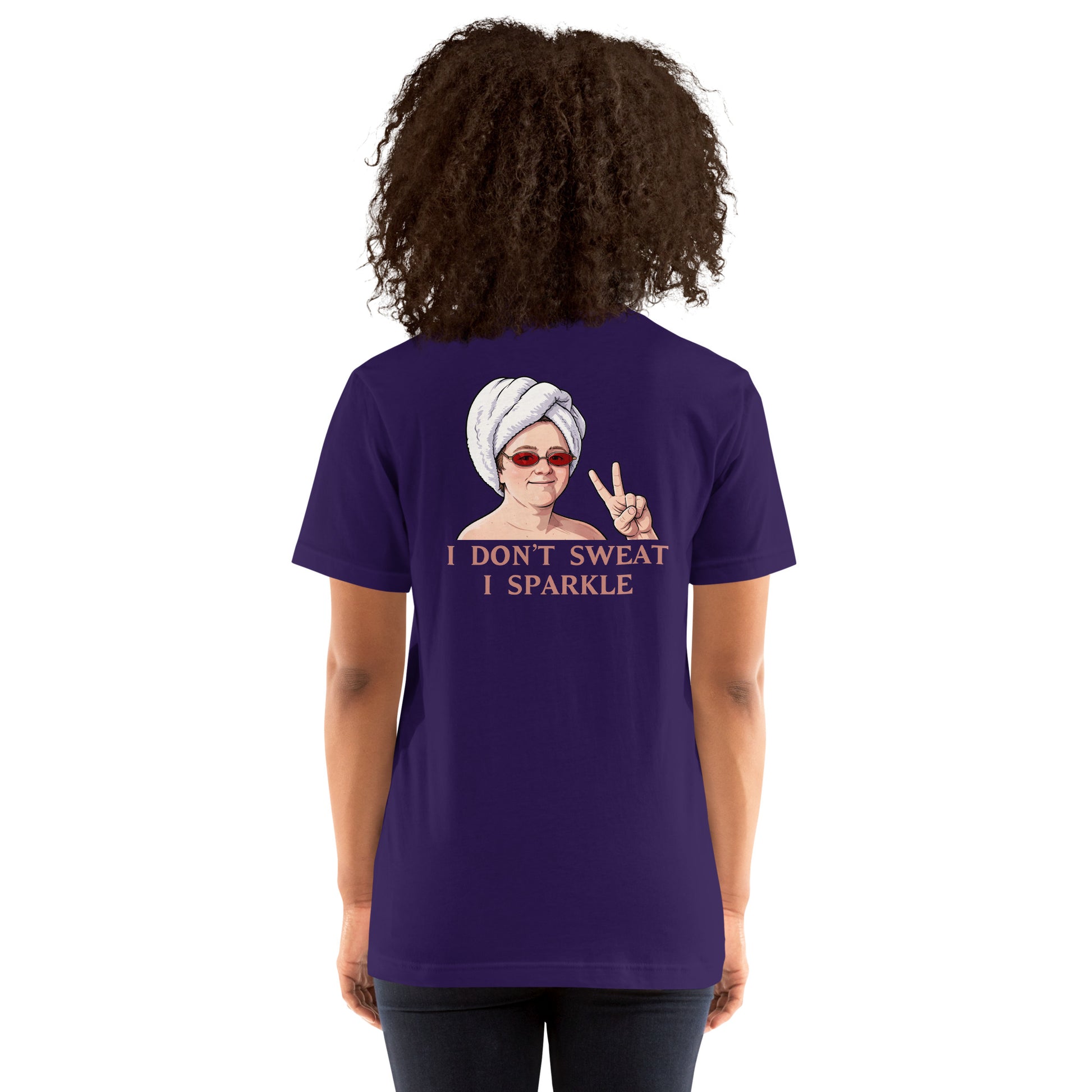 Alcyone213k Lewis Capaldi Unisex T-Shirt - I Don't Sweat I Sparkle - Funny Quotes